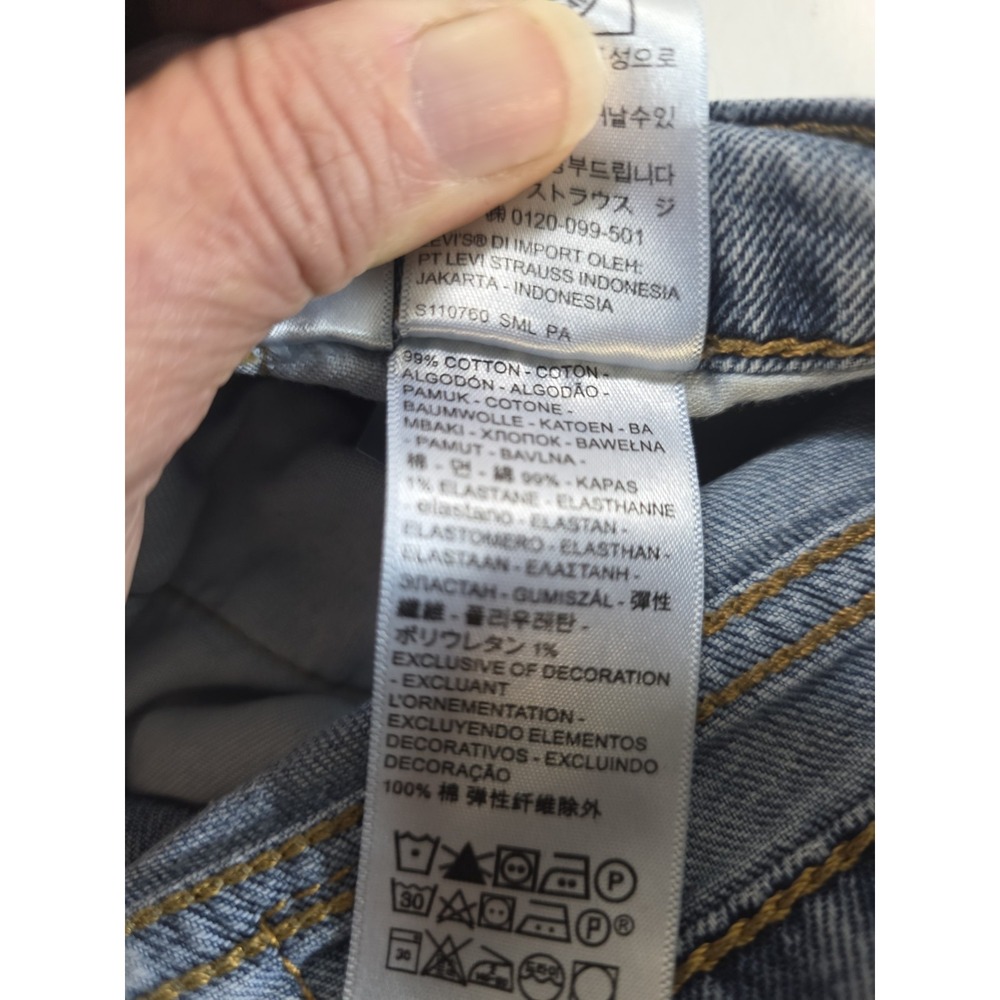 Levis Mens 40x30 505 Straight Leg Blue Denim Jeans Regular Fit Classic Essential - Picture 10 of 11